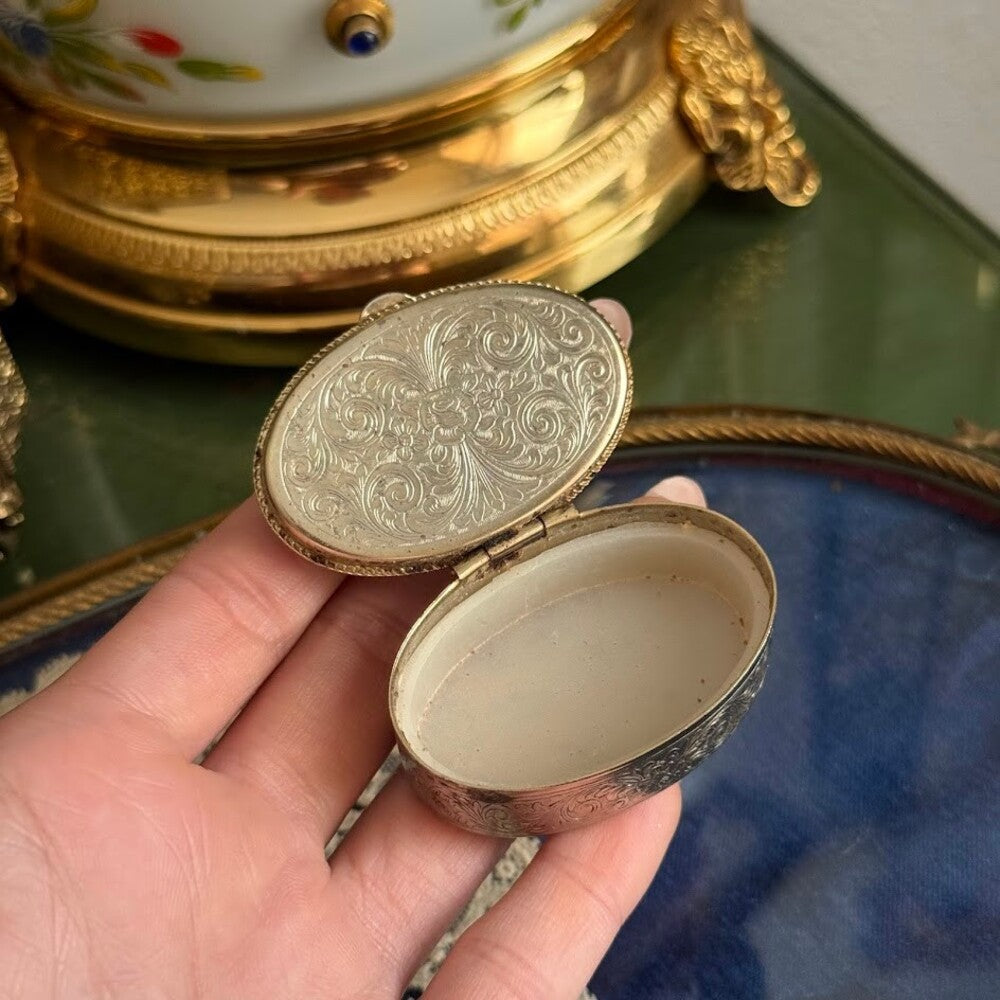 Limoges-Style Porcelain Trinket Box