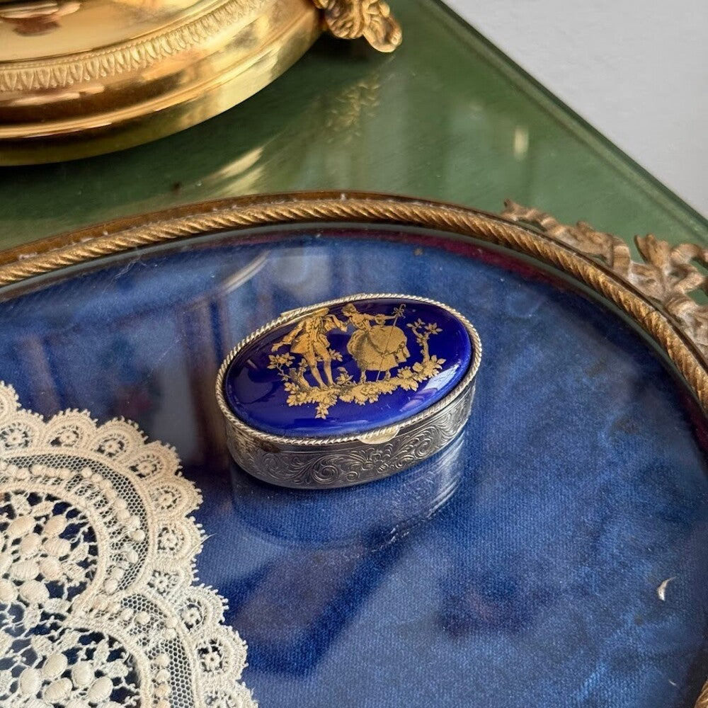 Limoges-Style Porcelain Trinket Box