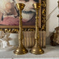 Vintage Brass candle holder set