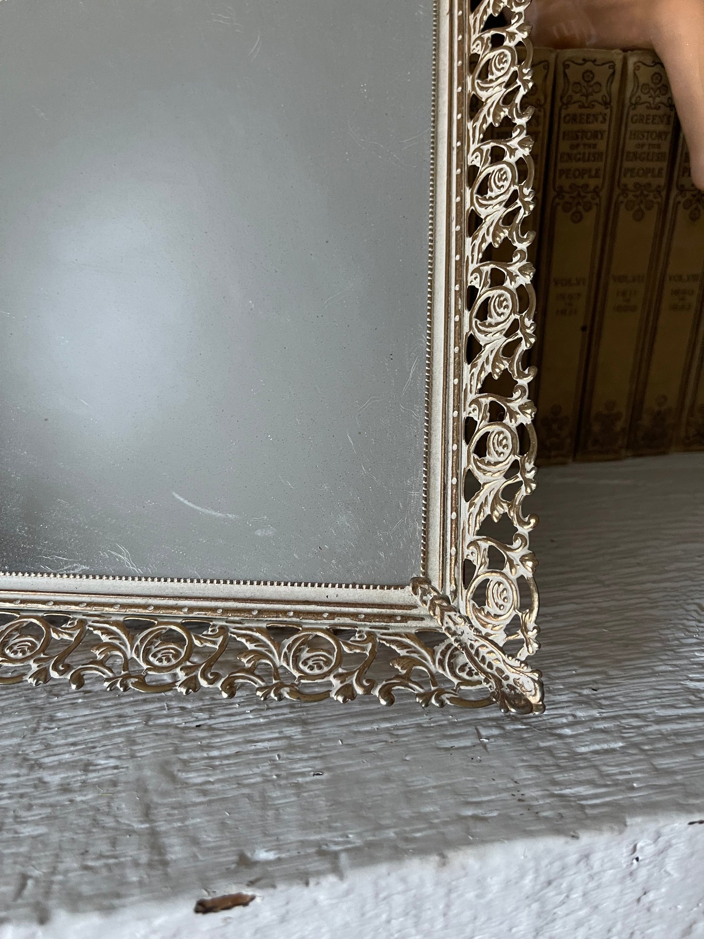 Rectangle Vintage Vanity Mirror Tray